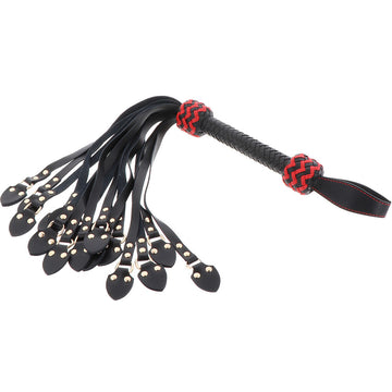 Hidden Desire Masters Leather CatoNine Whip - Premium BDSM Accessory