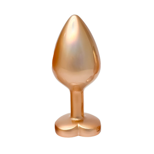 Gleaming Love Pearl Gold Butt Plug Medium