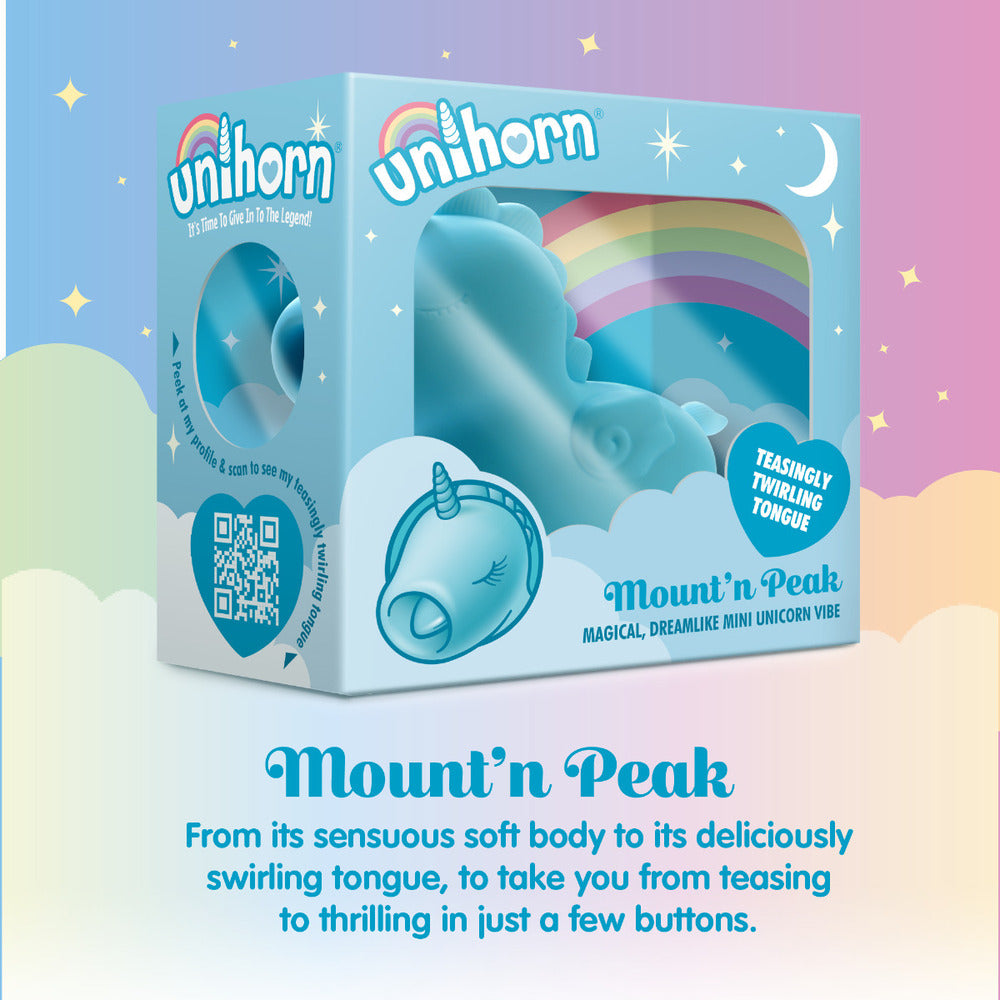 Unihorn Mountn Peak Twirling Tongue Unicorn Vibe