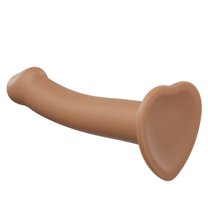 Strap On Me Silicone Dual Density Bendable Dildo Small Caramel