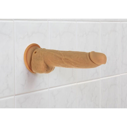 Naked Attraction 9 Inch Thrusting Dildo Caramel