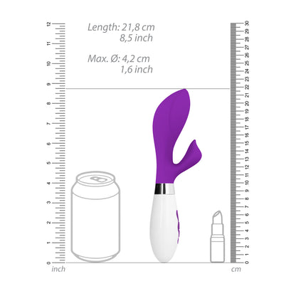 Achelois Rechargeable Vibrator Purple