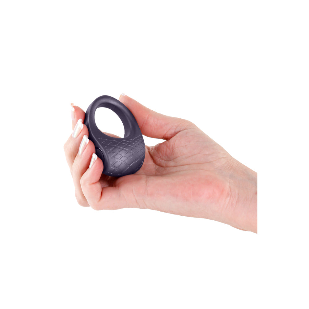 Seduction Levis Rechargeable Cockring Purple - Premium USB Rechargeable Enhancement Ring