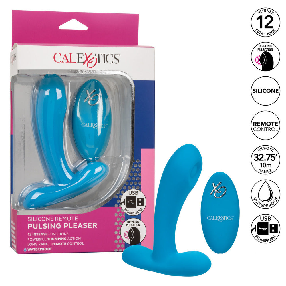 Remote Controlled Pulsing Pleaser Vibrator