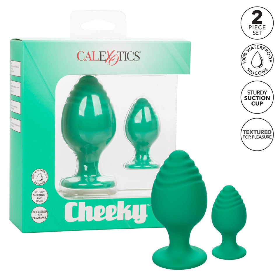 Cheeky Butt Plug Duo Green