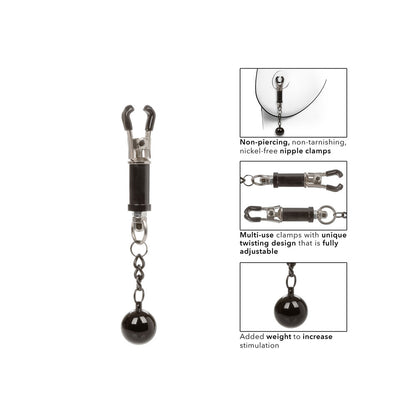 Nipple Grips Weighted Twist Nipple Clamps