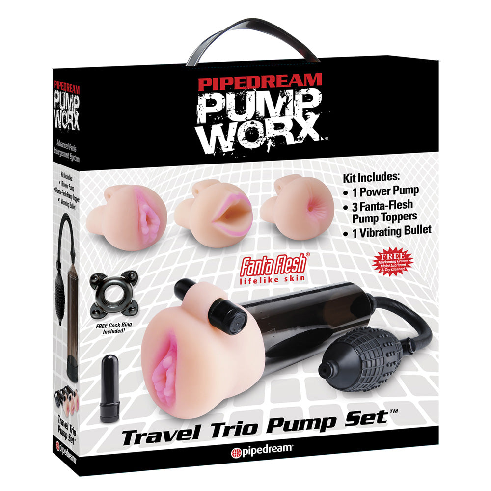 Pump Worx Travel Trio Set Masturbator